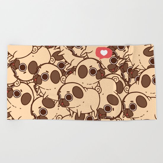 Puglie Heart Beach Towel