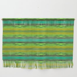 Waves of Green Wall Hanging