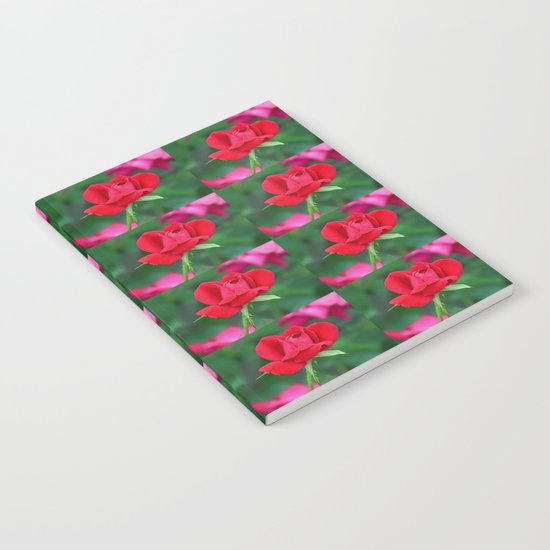 Red Rose Notebook