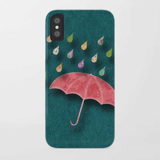 It's raining, it's pouring iPhone Case