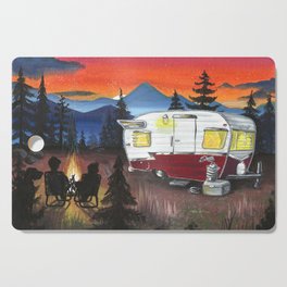 Shasta Mountain Sunset Cutting Board