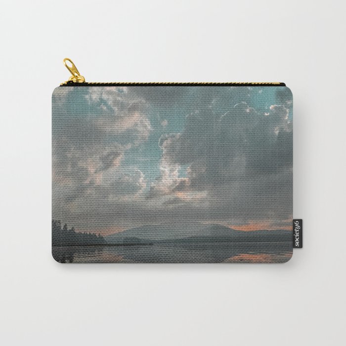Long Lake Sunrise Carry-All Pouch