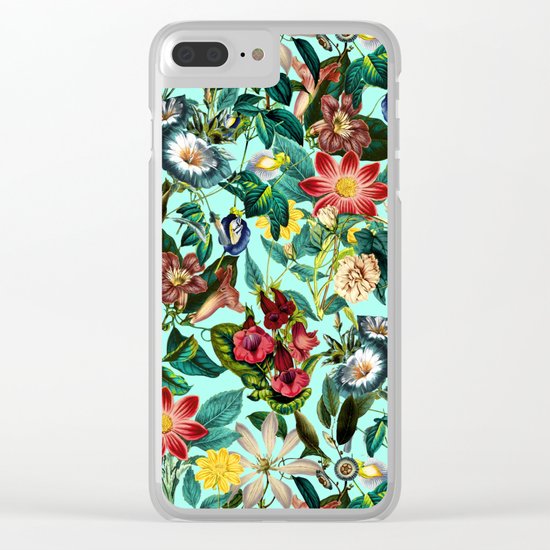 Summer Botanical Garden II Clear iPhone Case