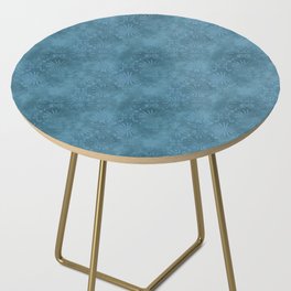 Blue Ornamental Batik Pattern Side Table