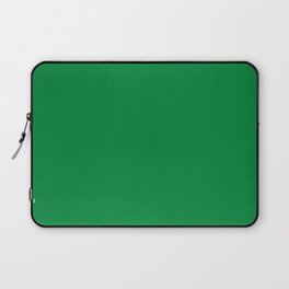 NOW IRISH JIG Green solid color Laptop Sleeve