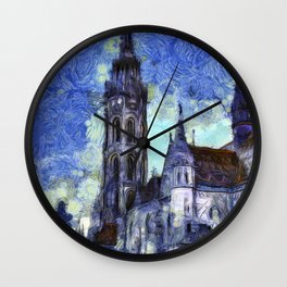 The Church Vincent Van Gogh Wall Clock