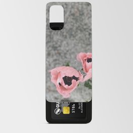 pink poppies Android Card Case