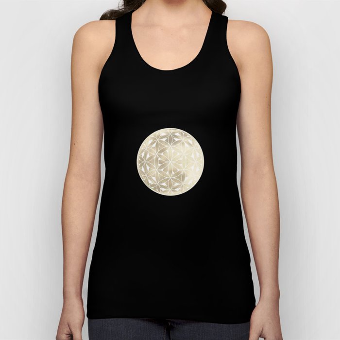 The Flower of Life Moon 2 Tank Top