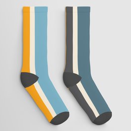 Vintage Retro Stripes Socks