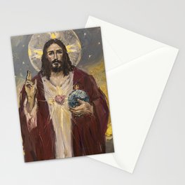 Christe, Salvator Mundi Stationery Cards