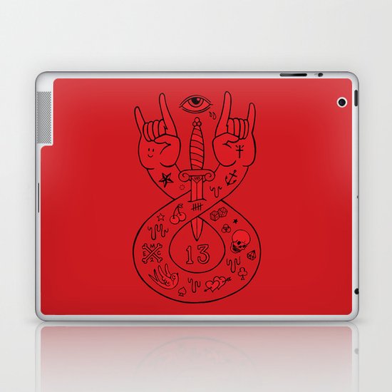 lament red Laptop & iPad Skin
