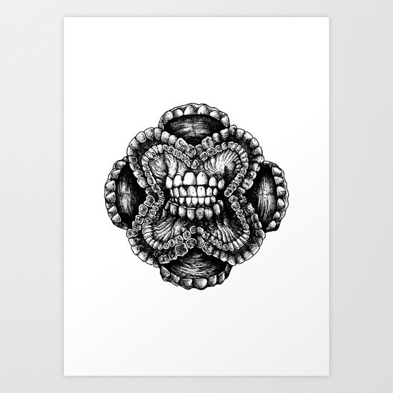 Bound : Teeth Art Print