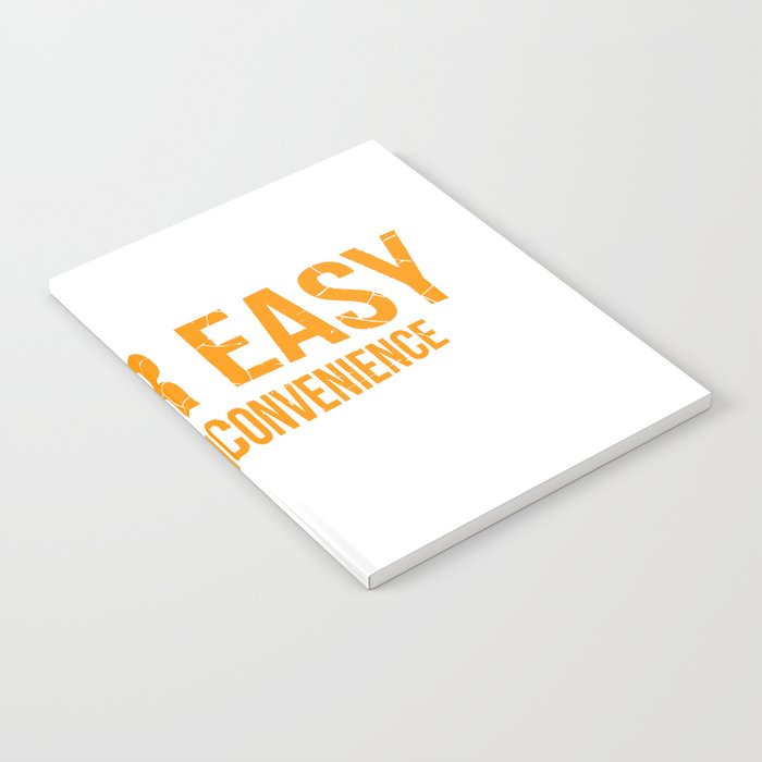 Super Easy Barely An Inconvenience,  Yellow Classic T-Shirt Notebook