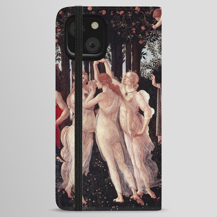 Spring Primavera Sandro Botticelli Renaissance iPhone Wallet Case