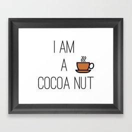 Cocoa Nut Framed Art Print