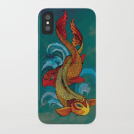 A tale of two fins. iPhone Case