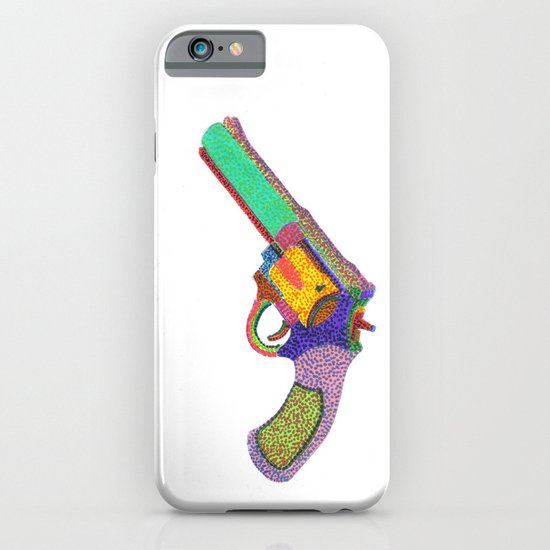 gun shoots color iPhone & iPod Case