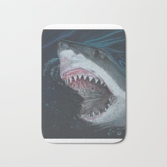 Great White Shark, Surface Bath Mat