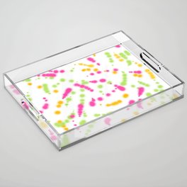 Spotted Spring Tie-Dye Acrylic Tray