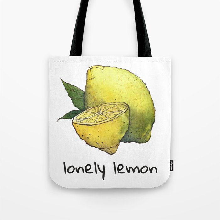 Lonely Lemon Tote Bag