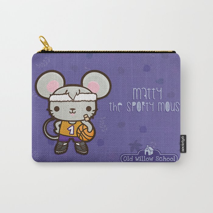 Matty the Sporty Mouse Carry-All Pouch