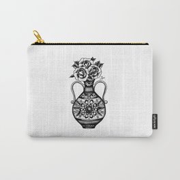 Vase of Roses Carry-All Pouch