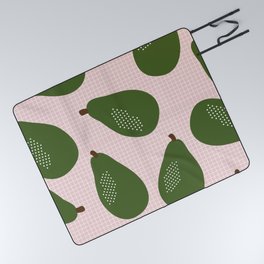 Avocado Scandi Background Picnic Blanket
