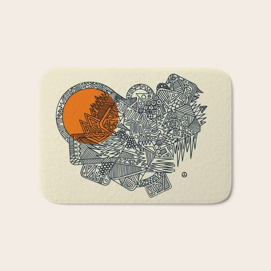 Glysko Sunset Bath Mat