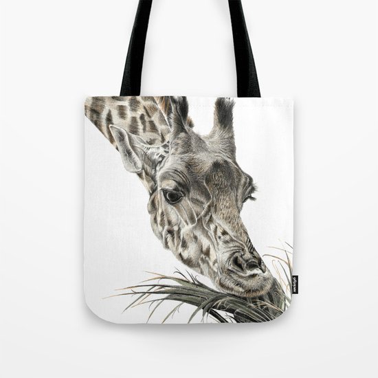 Giraffe - A Long Munch Tote Bag