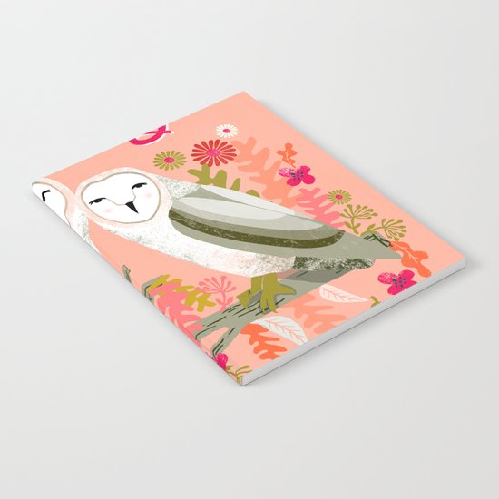 Owl Always Love You - Valentines Barn Owls, owl, owls, cute, animals, birds, andrea lauren Notebook