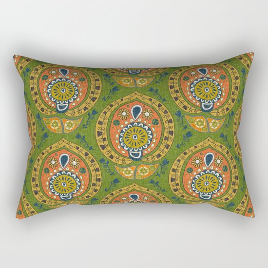 safa green Rectangular Pillow