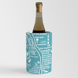 Outer Banks Map  Wine Chiller