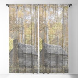 Log Cabin Sheer Curtains For Any Room Or Decor Style Society6