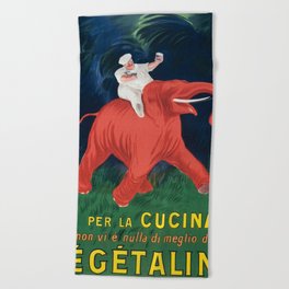 Vegetaline (1910)  Beach Towel