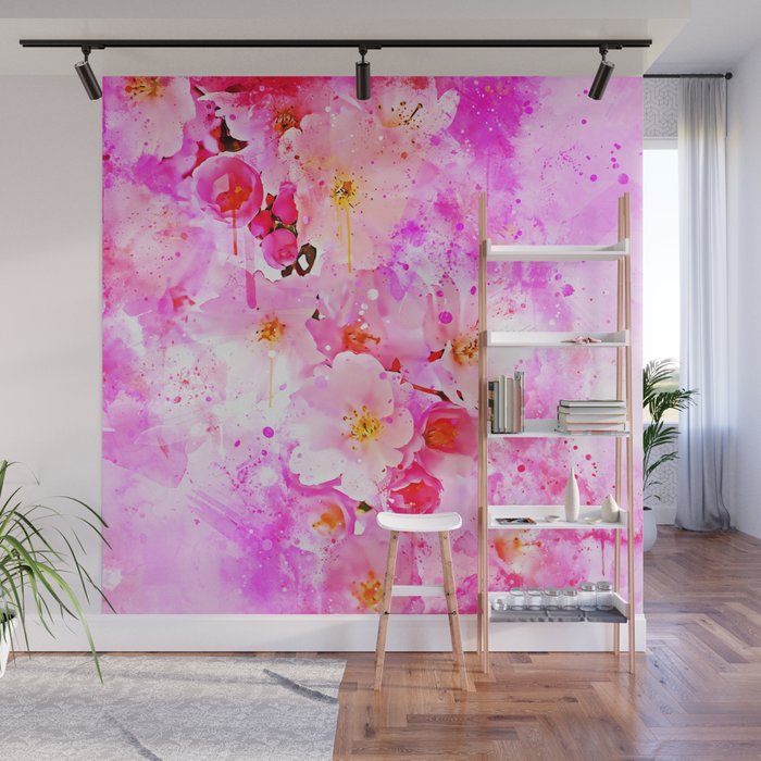 japanese cherry blossom wsstd Wall Mural by gxp-design ...