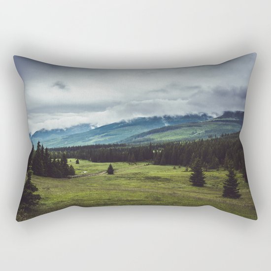 Mountain Trail Rectangular Pillow