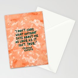 Truman Capote Stationery Card