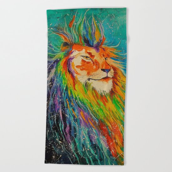 The lion king Beach Towel