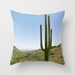Lonely Cactus Throw Pillow