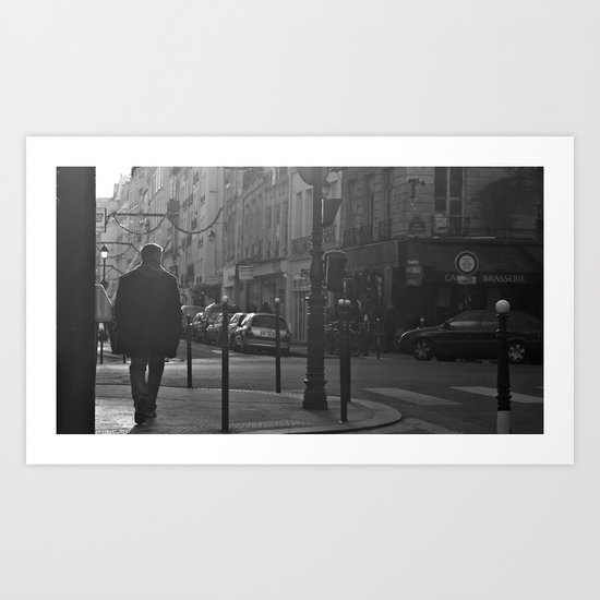 Streets of Paris Art Print