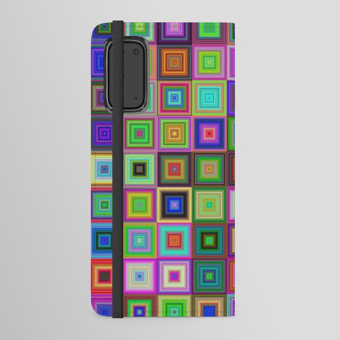 Concentric Squares Android Wallet Case