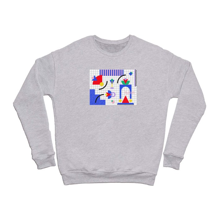 Memphis pattern 88 - 80s / 90s Retro Crewneck Sweatshirt