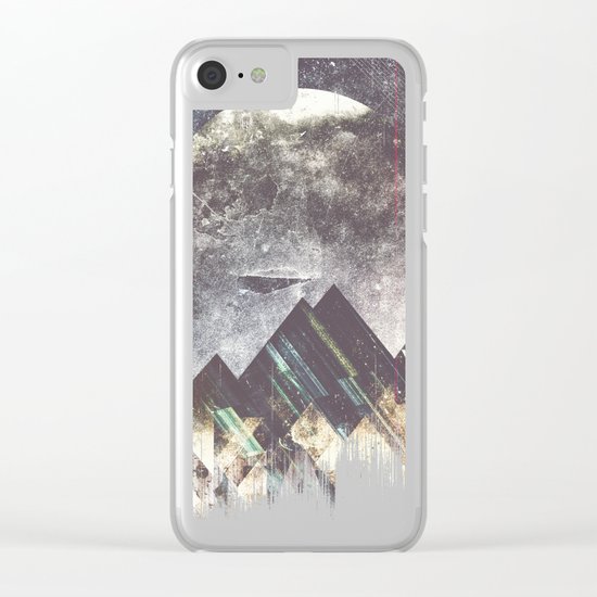 Sweet dreams mountain Clear iPhone Case