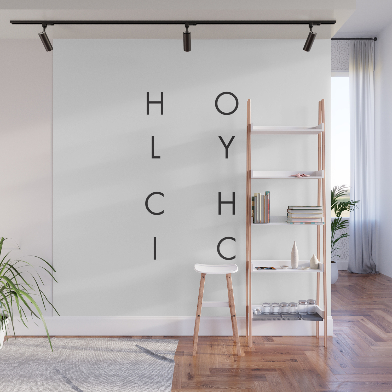 Holy Chic Bedroom Decor Dorm Wall Art Scandinavian Modern Printable Minimalist Poster Mural By Radquote Society6 Holy Chic Bedroom Decor Dorm