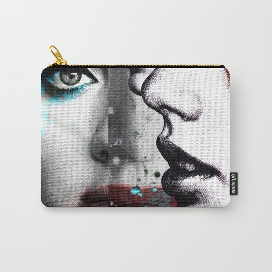 face mash up #4 Carry-All Pouch