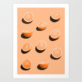 Orange Delight Art Print