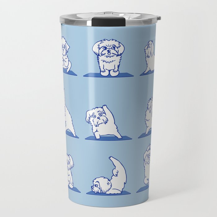 Maltese Yoga Travel Mug