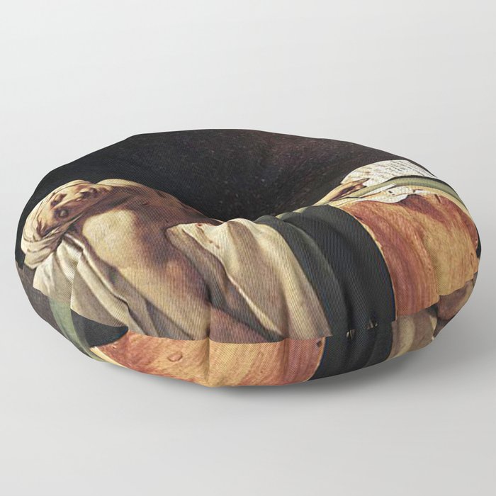 Death of Marat by - Jacques-Louis David Floor Pillow