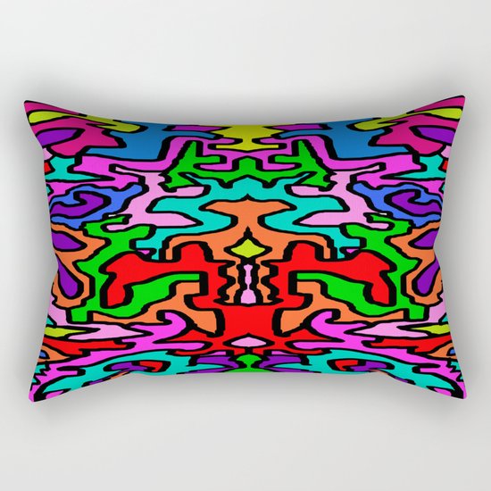 Pop Elisavet | Doodle Mandhala Rectangular Pillow