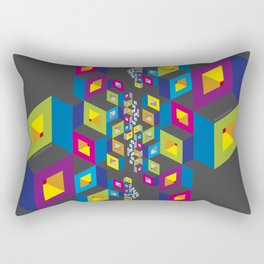 Socialization Colors Rectangular Pillow